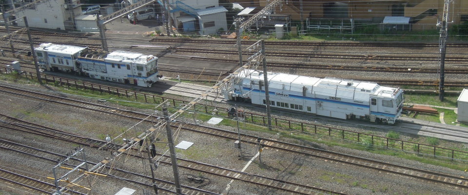 小田急 保線車両 09-16 CSM MTT-6301、BS-5401 Plasser & Theurer