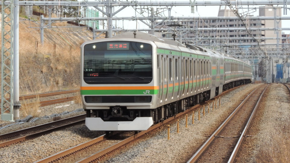 東海道本線 E231系（K-24編成）