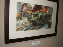 小松崎茂氏画のドイツ軍戦車ロンメル