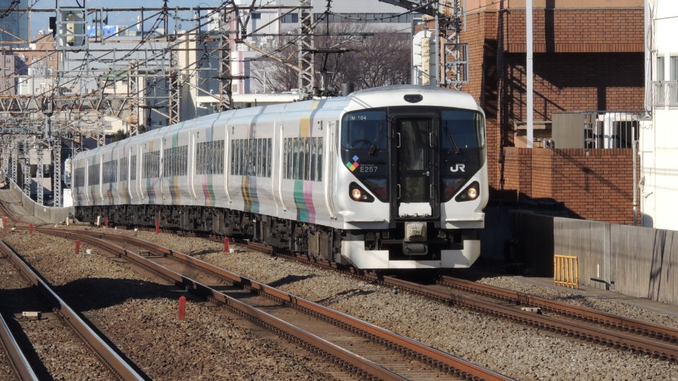 中央本線 E257系（M104編成）「特急かいじ104号」
