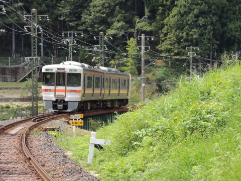 上市場駅 飯田線 313系