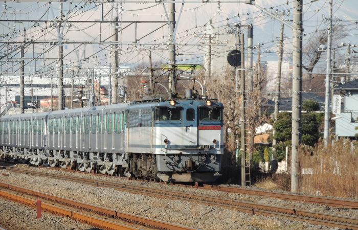 「EF65-2096」＋横浜市交通局「10000形」（10161F+10171F）