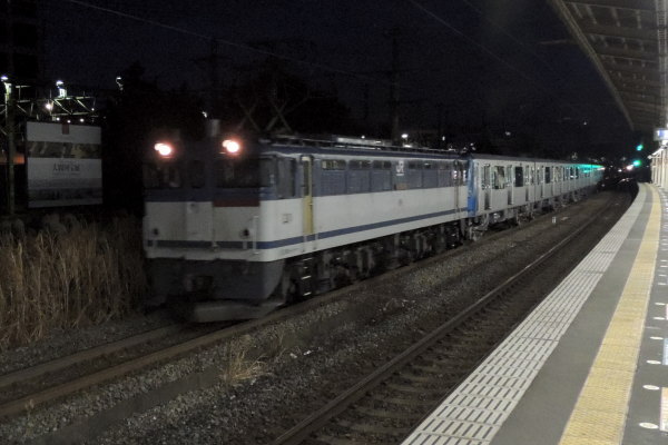 「EF65-2088」＋横浜市交通局「10000形」（10161F+10171F）